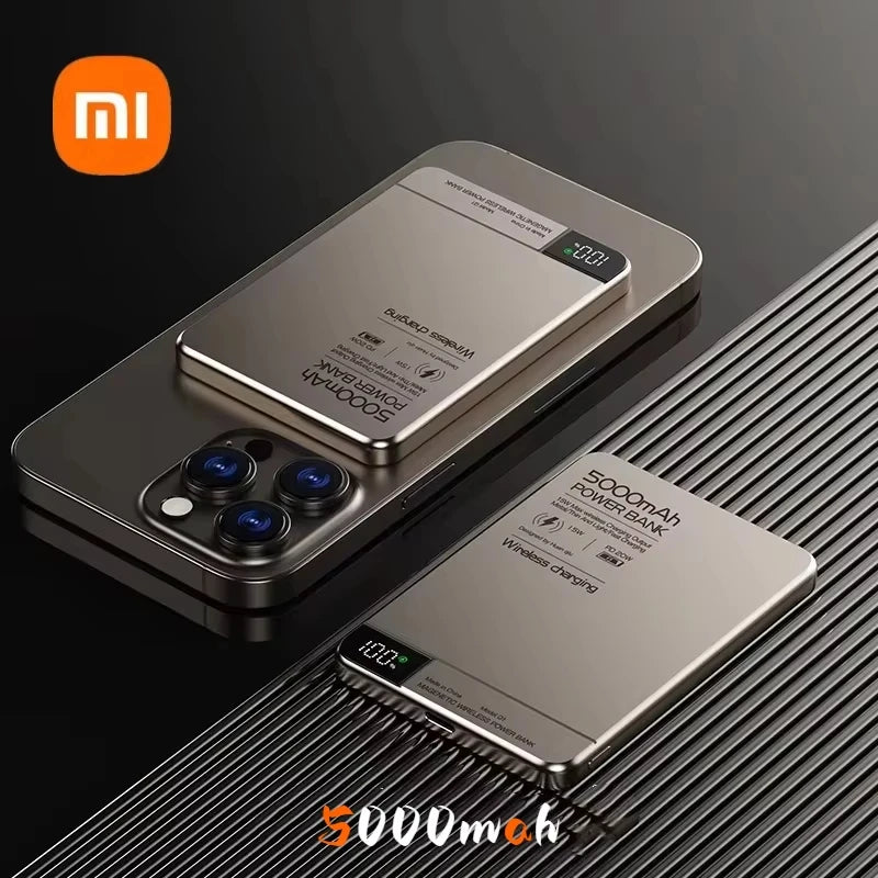 Xiaomi 10000mAh External BatteryMagnetic Wireless PowerBank PD22.5W Digital Display Fast Charging  For Magsafe For iPhone Samsun