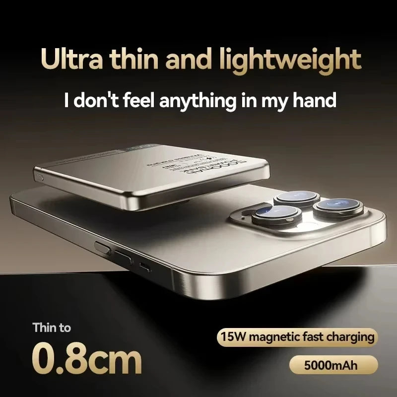 Xiaomi 10000mAh External BatteryMagnetic Wireless PowerBank PD22.5W Digital Display Fast Charging  For Magsafe For iPhone Samsun