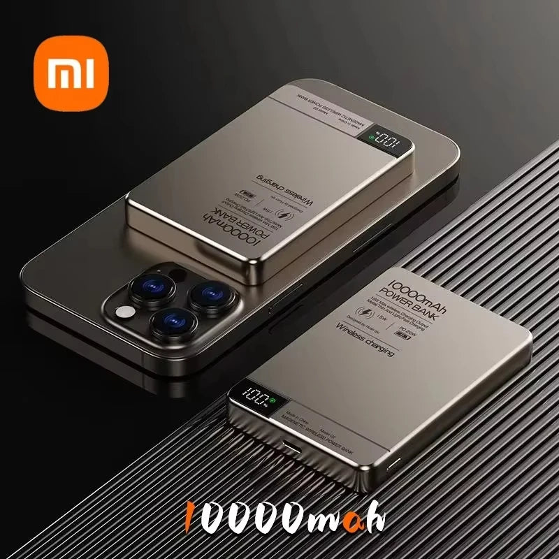 Xiaomi 10000mAh External BatteryMagnetic Wireless PowerBank PD22.5W Digital Display Fast Charging  For Magsafe For iPhone Samsun