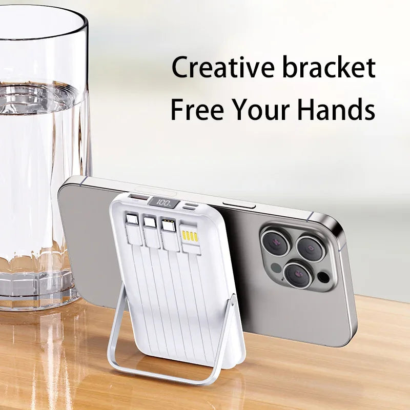 Xiaomi 50000mAh Power Bank Ultra-large Capacity Magnetic Wireless Super Fast Charger Comes With a Charge Cable Power Supply