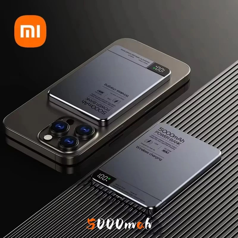 Xiaomi 10000mAh External BatteryMagnetic Wireless PowerBank PD22.5W Digital Display Fast Charging  For Magsafe For iPhone Samsun