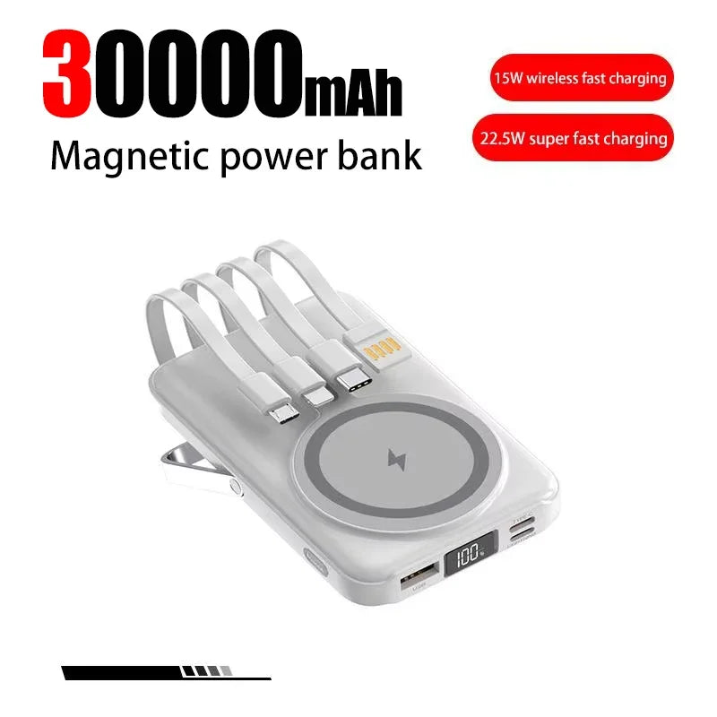 Xiaomi 50000mAh Power Bank Ultra-large Capacity Magnetic Wireless Super Fast Charger Comes With a Charge Cable Power Supply